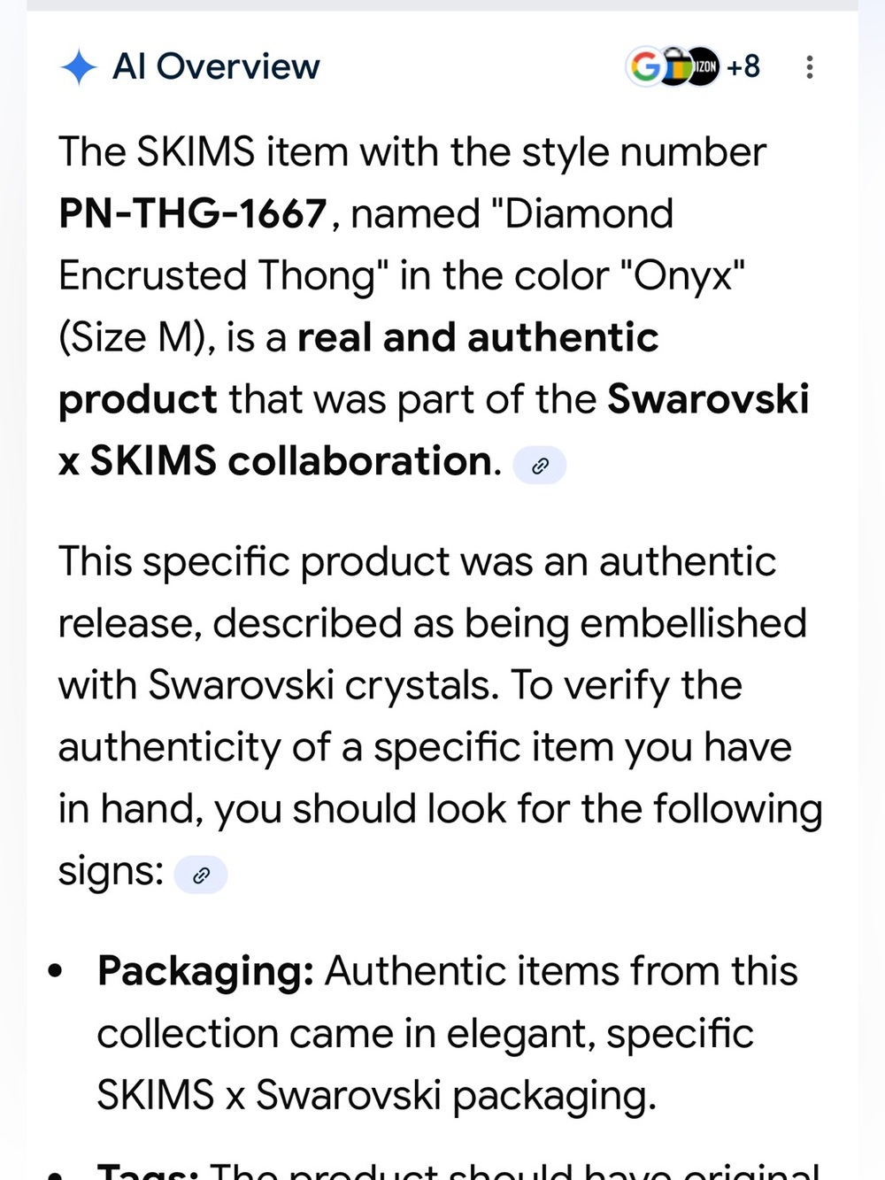 NWT SKIMS “Diamond Encrusted” Limited Edition Swarovski Crystal Bikini W/Box - Picture 11 of 11